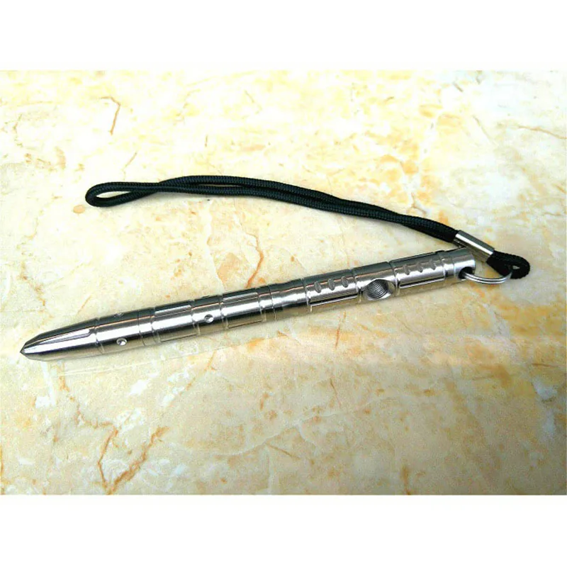 Tactical Defense Pen Multi-functional Stainless Steel Emergency Hammer Broken Window Tungsten Steel Head Self-defense Tool