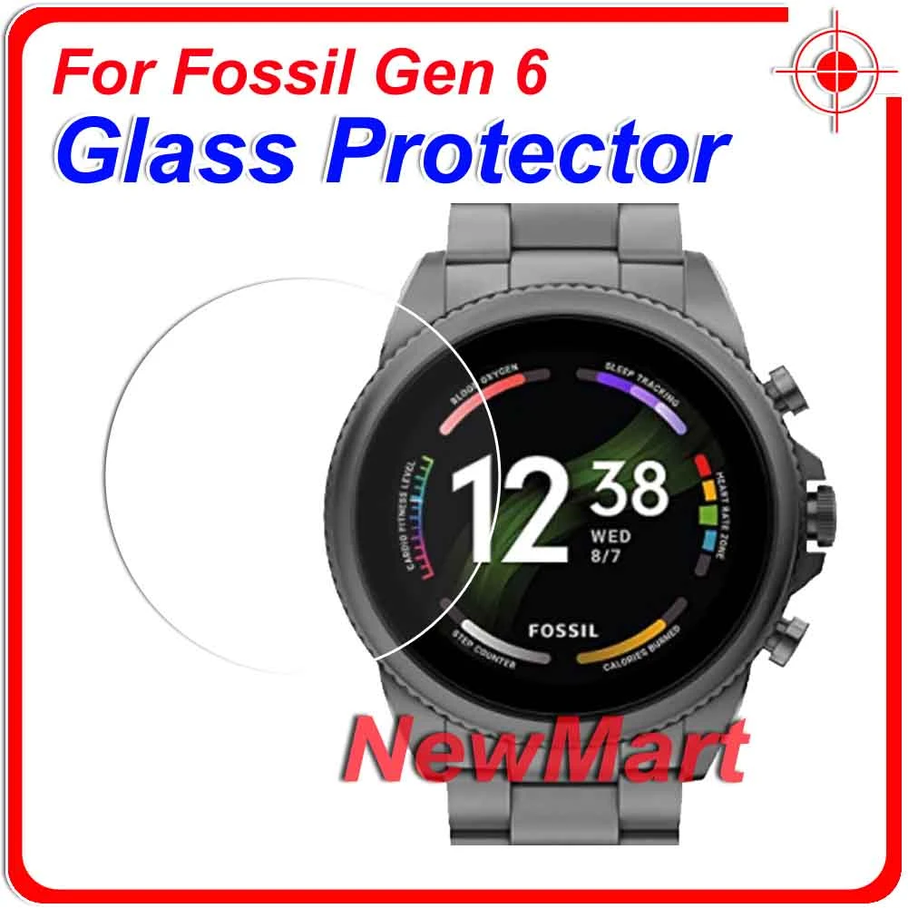 3Pcs Glass Protector For Fossil Gen 6 FTW4061 FTW4062 FTW4063 FTW4059  FTW6077 FTW6078 FTW6080 9H Tempered Screen Protector|Screen Protectors| -  AliExpress