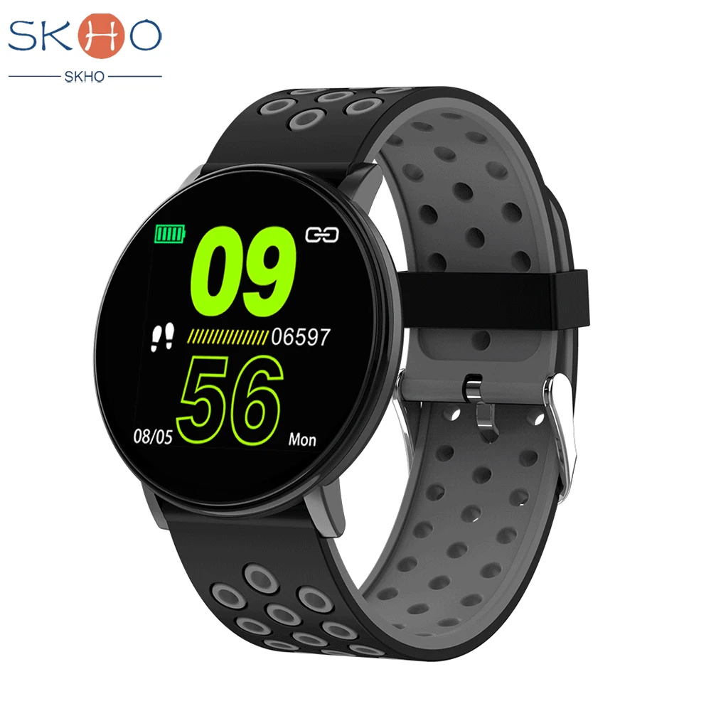 SKHO SKW606 Bluetooth Смарт-часы для мужчин кровяное давление круглые умные часы для женщин часы водонепроницаемый спортивный трекер для Android Ios