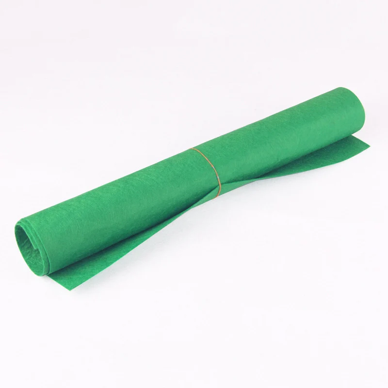 Grass Green Цветная ткань для рукоделия, толщина 1 мм, класс рукоделия, скрапбук, руководство, материалы для домашнего шитья, войлочная ткань 40*50 см - Цвет: Grass Green
