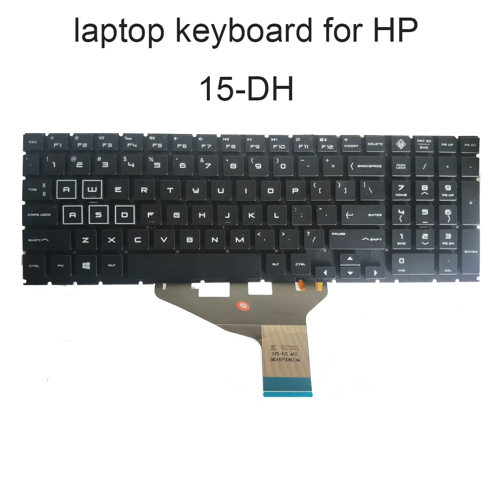 Сменная клавиатура с подсветкой для HP OMEN 15 DC DH DC0003la раскладкой US UI Арабская