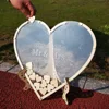 Hearts Unique Wedding Mr Mrs Guest Book Decoration Memory Guest Book Drop Box Signature Acrylic Guest Book Alternative ► Photo 3/4