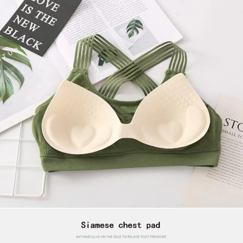 2020 Women Yoga Sport Bra Women Shockproof Sexy Back Sports Bras Breathable Athletic Fitness Running Gym Vest Tops Sportswear