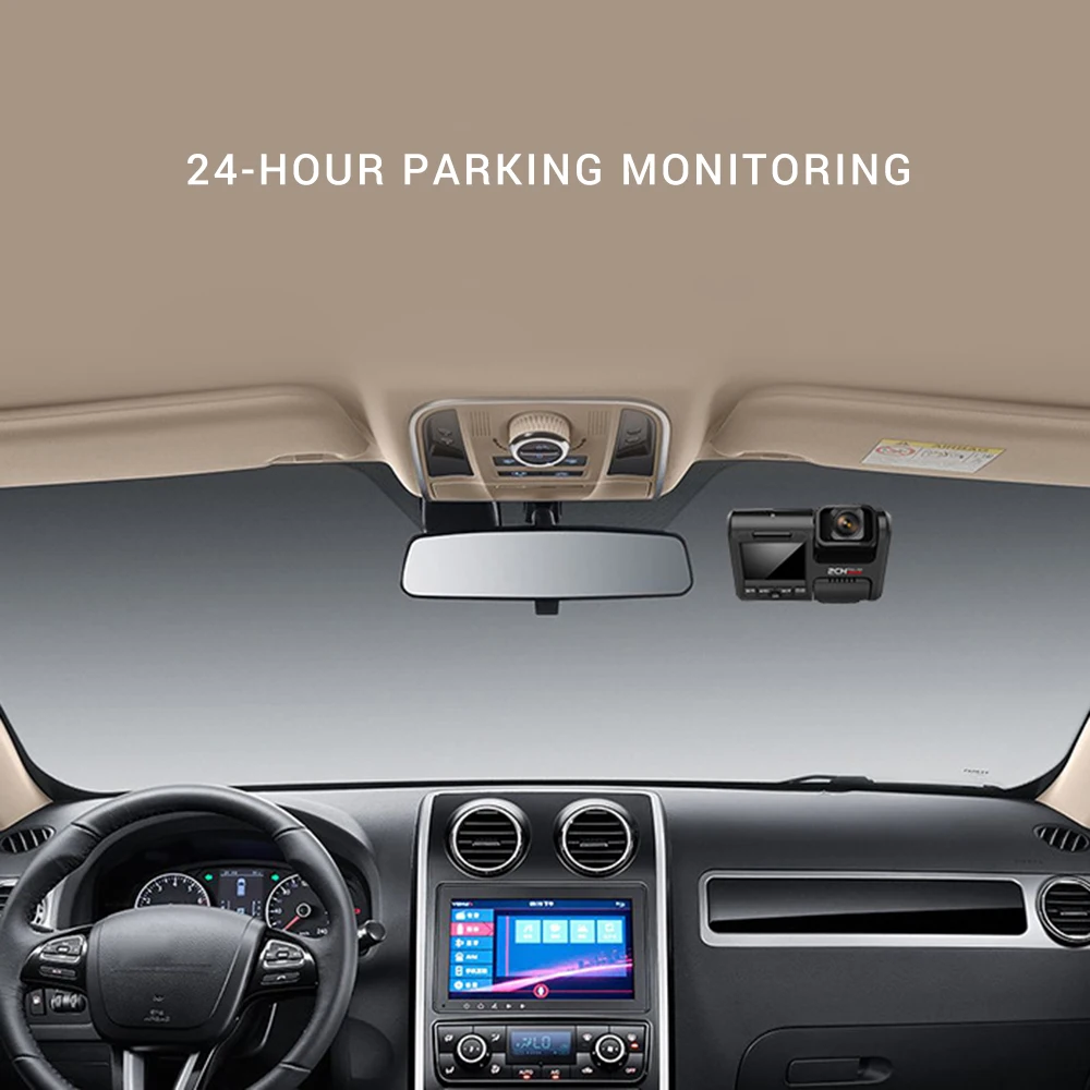 360 градусов WiFi видеорегистратор с инфракрасным ночным видением двойной 1080P передний и внутренний объектив Автомобильный видеорегистратор для автомобилей Lyft Truck Tax 5