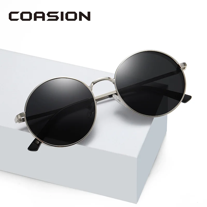 Круглые Солнцезащитные очки COASION 2020 для мужчин и женщин в стиле стимпанк