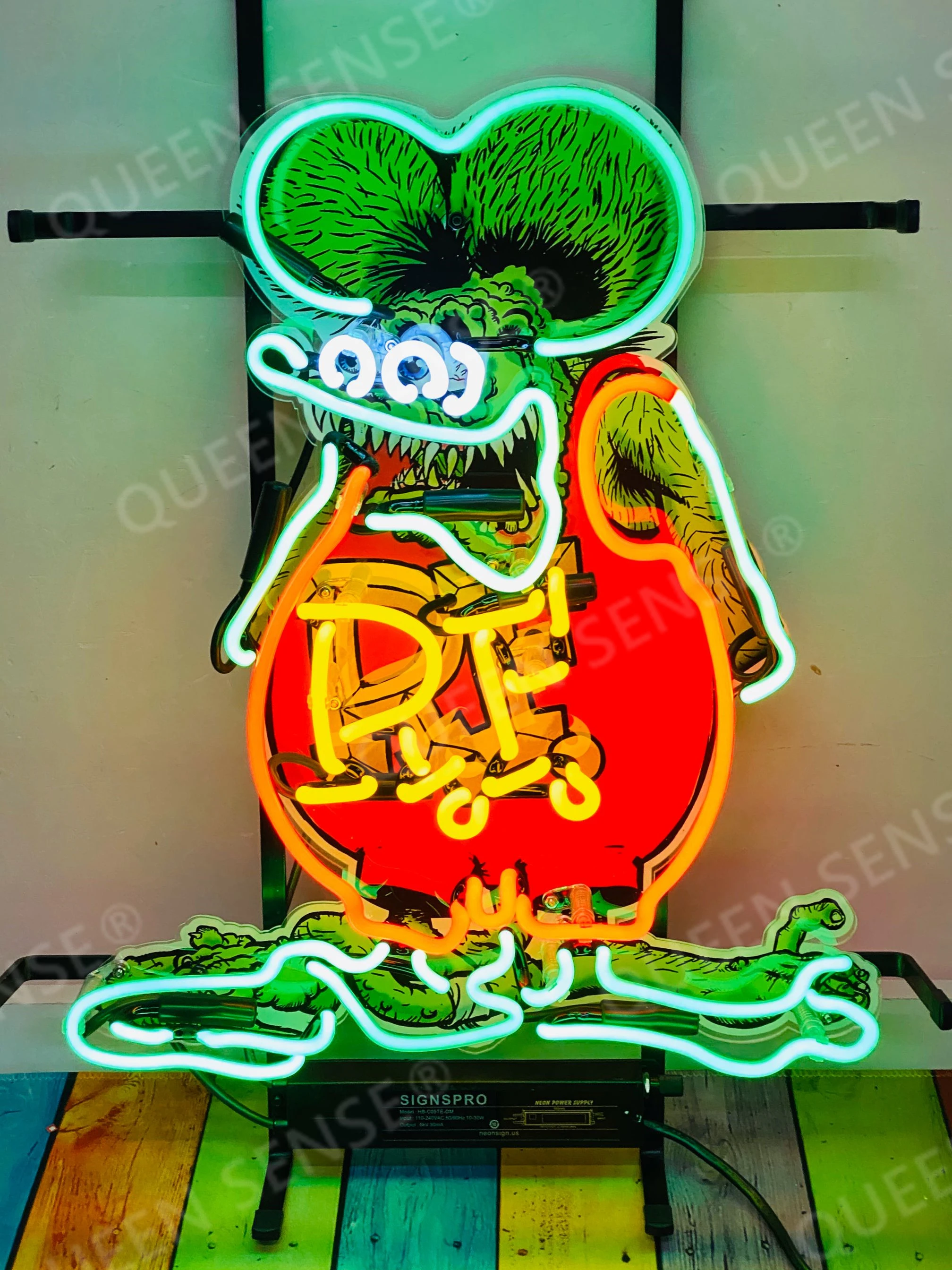 ラットフィンク ネオンサイン 看板 ネオン管 ratfink ホットロッド