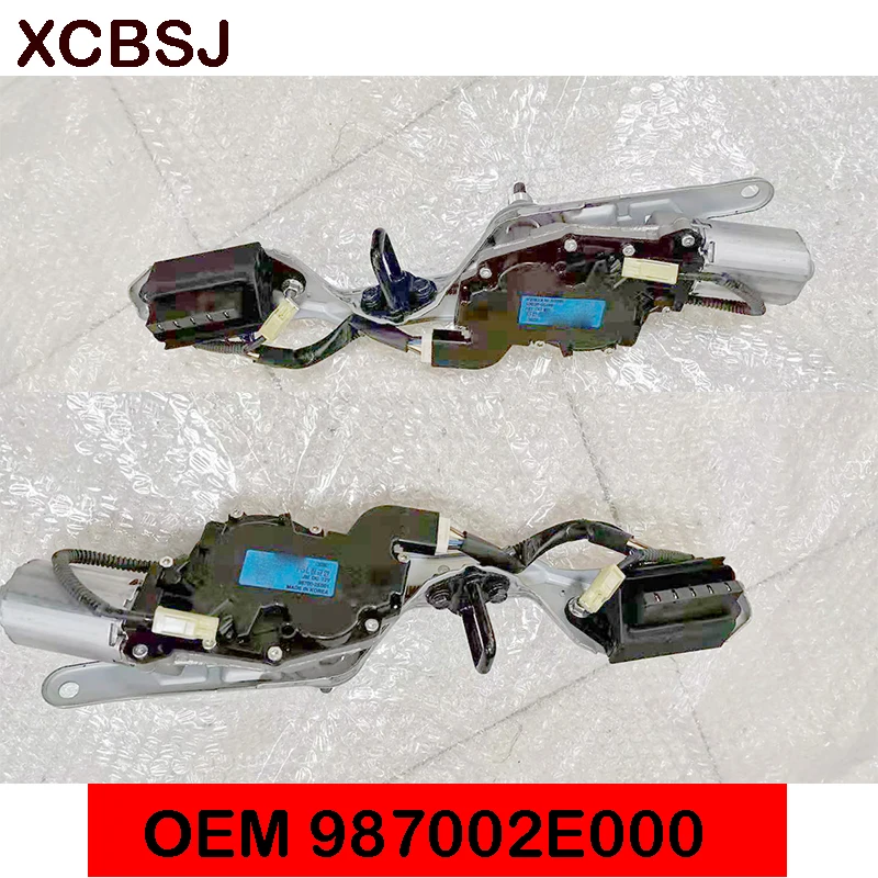 Электрический внутренний корпус заднего стеклоочистителя для hyundai Tucson 2004-2005 OEM 987552E001 Мотор заднего стеклоочистителя OEM 987002E000 - Цвет: Белый