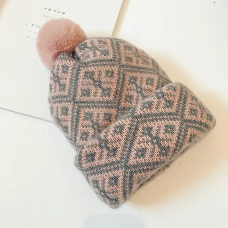 pink gray INS нагрудник шапка двухцелевые мужские солнцезащитные очки для детей, шарф для девочек, для мальчиков; маленькое платье с цветочным узором вязаные шерстяные зимние теплые детские нагрудники - Цвет: pink gray