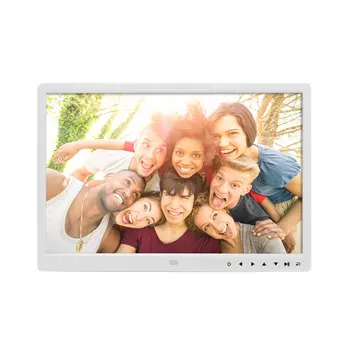 

Digital Photo Frame Electronic Album 15 Inches Front Touch Buttons Multi-language LED Screen Pictures Music Video