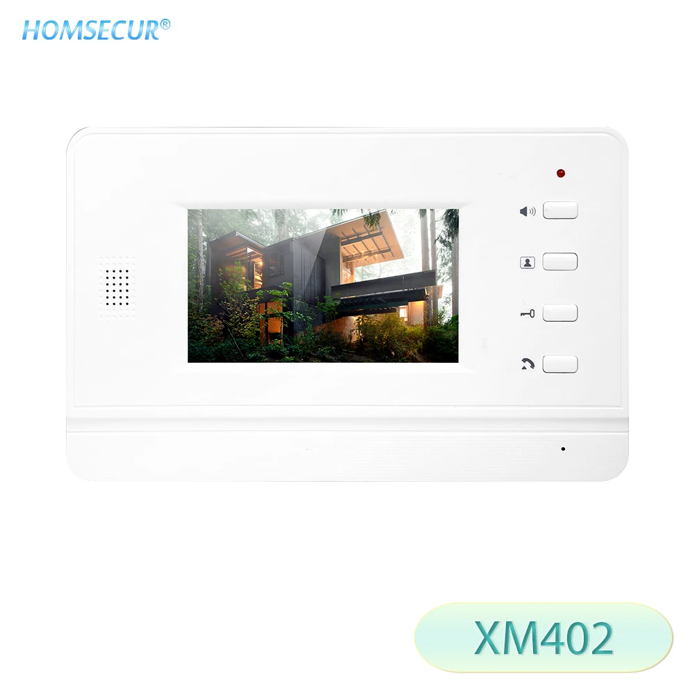 HOMSECUR 4,3 "TFT ЖК дисплей Indoor мониторы XM402 для видео телефон двери системы