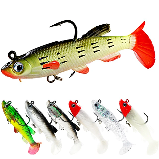Fishing Lures Soft Lure Wobblers 12.5g Artificial Bait Silicone Fishing Lure  Sea Bass Carp Fishing