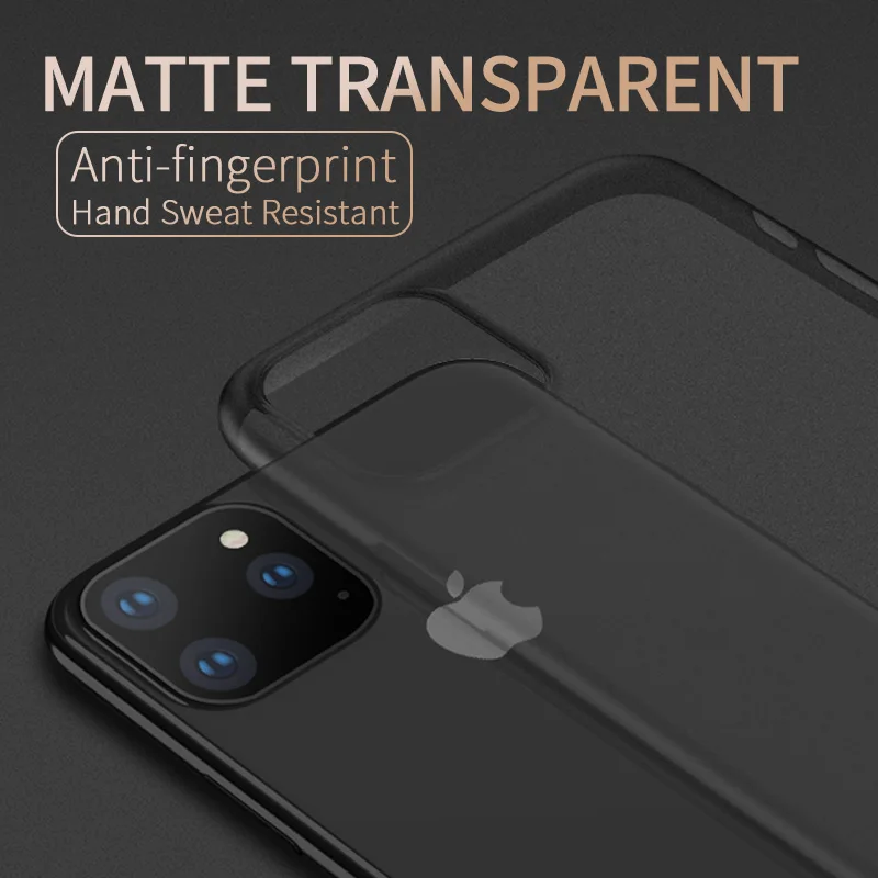 Ультратонкий матовый PP чехол для iphone X XS 11Pro Max XR Жесткий ПК телефона 8 7 6 6S Plus