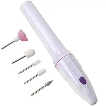 

Nail Tools Mini 5 In 1 Manicure Combination Nail Trimming Kit Electric Nail Art Pedicure Portable Nail Polish Tool