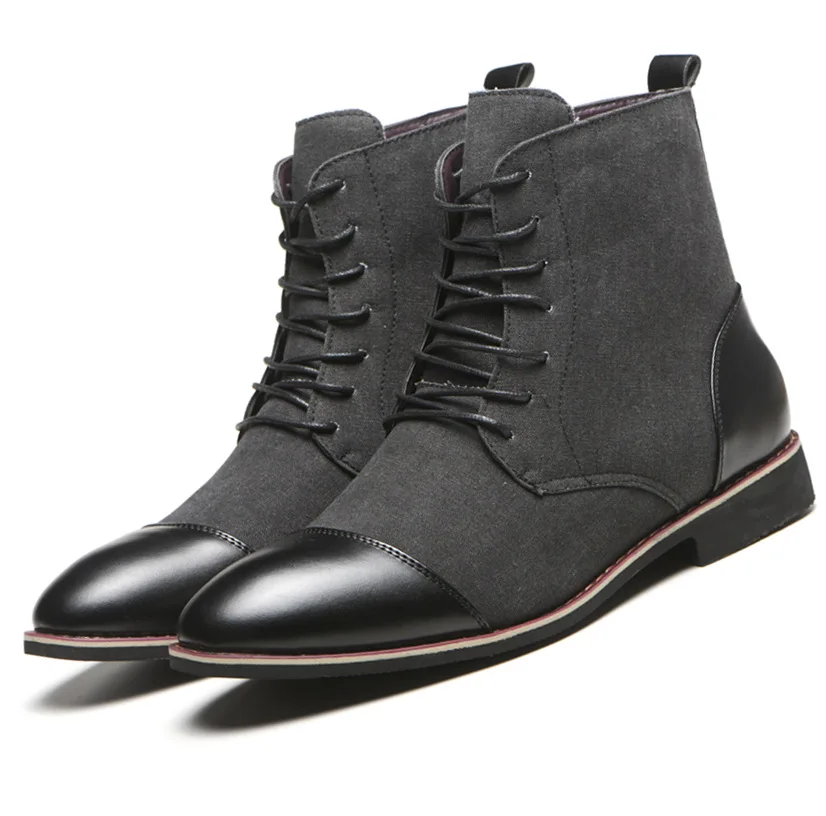 Для мужчин на зиму; женские ботильоны; Кожаные классические полуботинки мужской британский стиль; обувь «Челси» для мужчин, осень, зима острый носок бизнес-обувь
