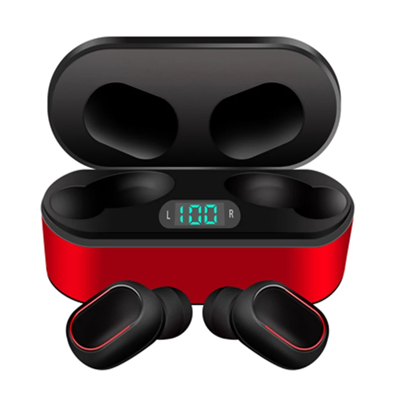 

New pattern headphone V3 TWS Bluetooth 5.0 Wireless headset Stereo earphone Intelligent digital display