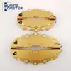 Tuning Monster 4PCS Brem Car Auto Disc Brake Caliper Cover With 3D Word Universal Kit Fit to 17 Inches 2 Medium and 2 Small Gold ► Photo 1/6
