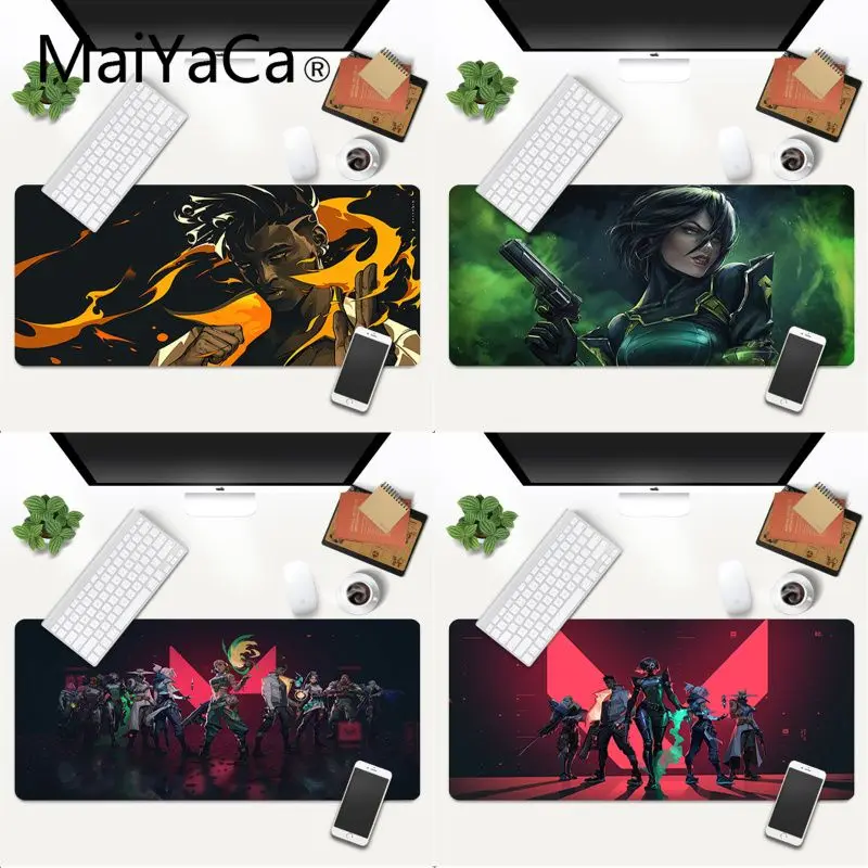 MaiYaCa Новые поступления Valorant игровые коврики коврик для мыши игровой xl xxl 800x300 мм Lol