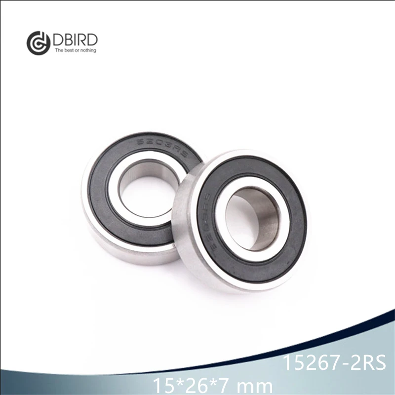 15267-2RS Bearing (4 Pcs) 15*26*7 mm Bicycle Axle 15267 - 2RS Bearings Used For FSA MegaExo Light In The V-3 Axis