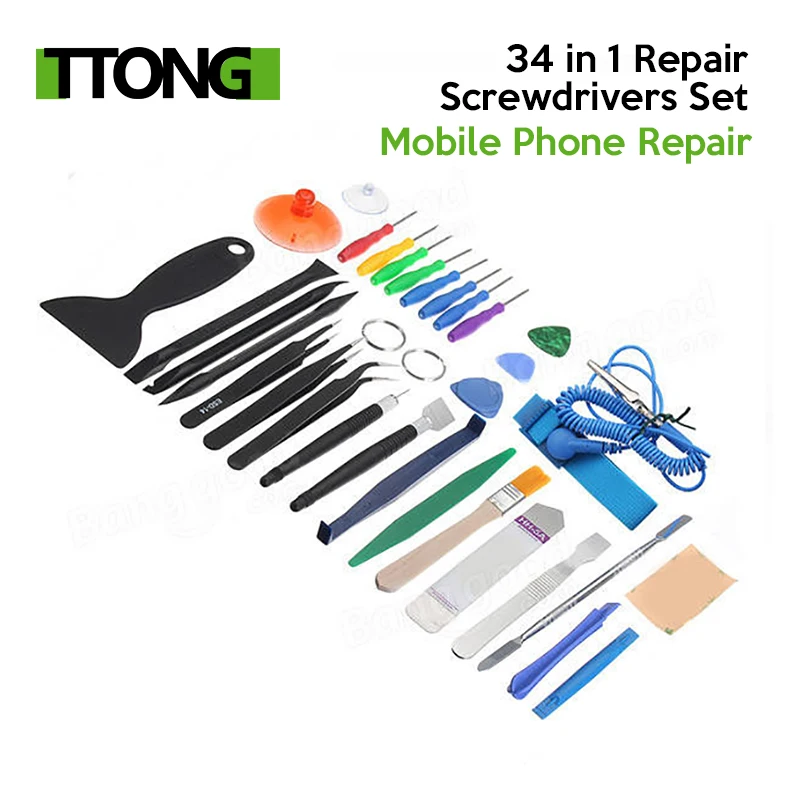 

34 in 1 Repair Type Precise Screwdrivers Set Kit Mobile Phone Repair Tool for Smartphone Tablets PC Laptop