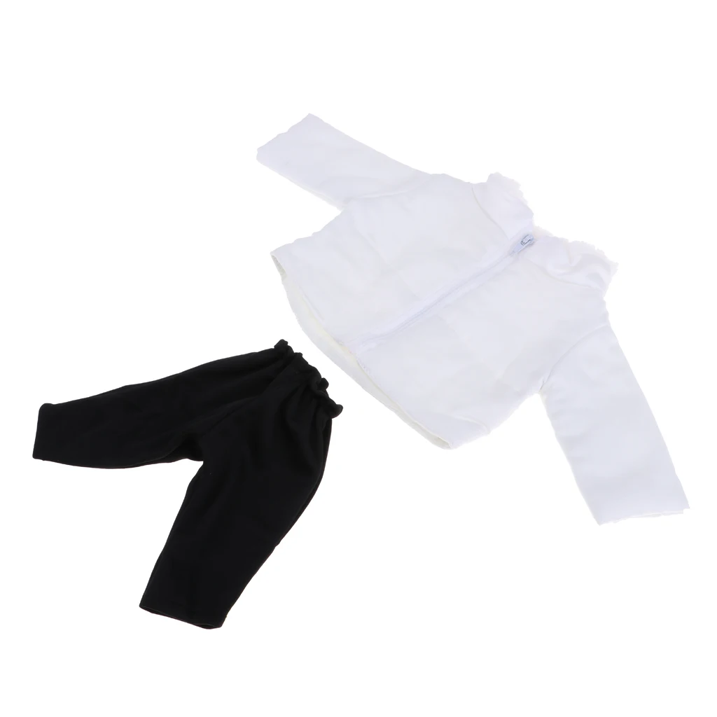 Two-piece Outfits Cotton Jacket And Trousers For 18 Inch American Dolls