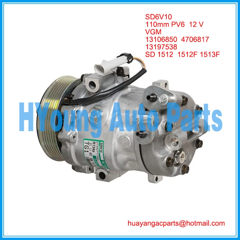 13106850 4706817 компрессор для Opel meriva 1.3CD 2003-07 6PK 110 мм 12v