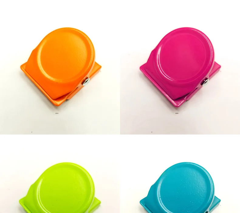 [Beauty Extension Force No. F09C03] Metal Small Clip Square Creative Magnet Clamp 3-Color Mix And Match 9 Only/Box