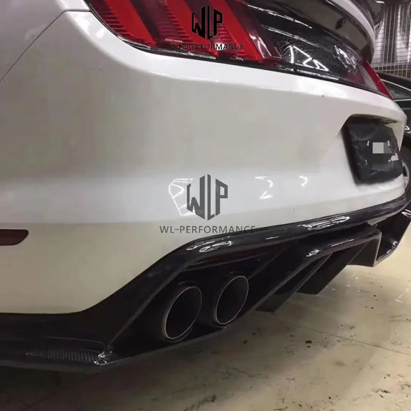 Высокое качество углеродное волокно задний диффузор для губ комплект кузова