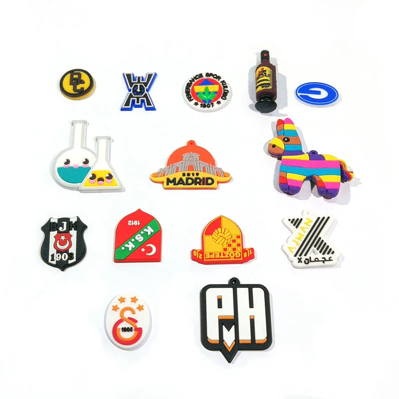 Изготовленные на заказ подвески для обуви из ПВХ персонализированные