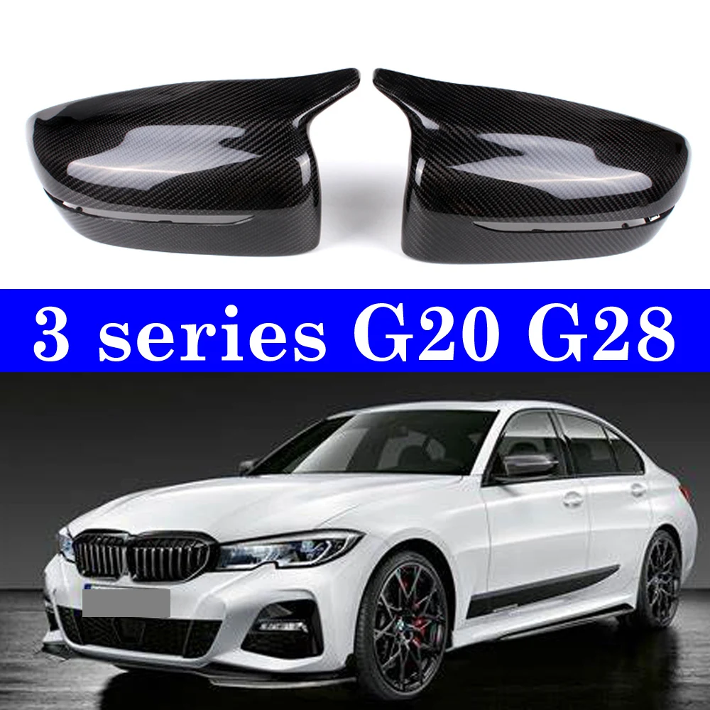 

3 Series G20 G28 LHD Replacement Style Carbon Riearview Mirror Cover Caps 1 Pair