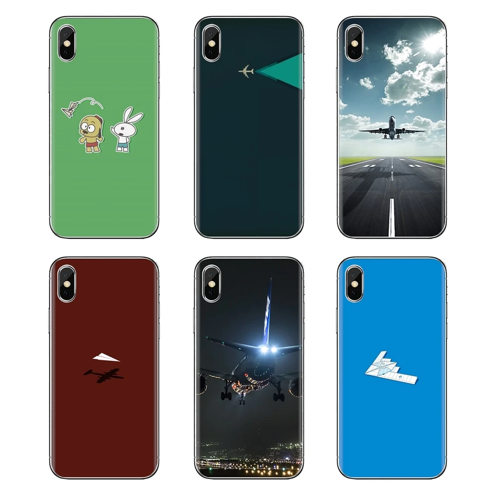 Силиконовый чехол для телефона с бумажными самолетами huawei P Smart Y6 P8 P9 P10 Plus Nova P20 Lite