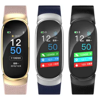 

Waterproof Sport Smart Wristband HeartRate Blood Pressure Monitor Call Reminder Smart Bracelet for iOS Android