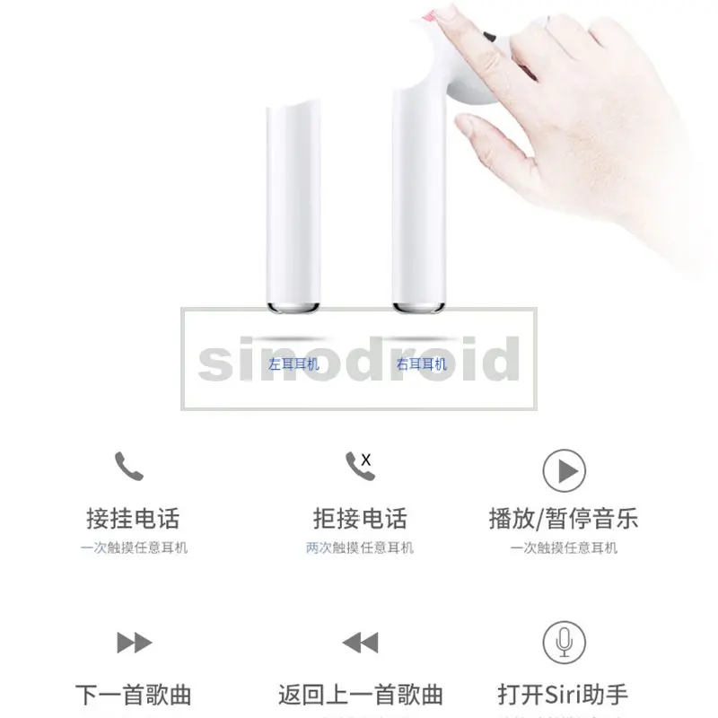 A18 TWS Bluetooth 5,0 Eardphone беспроводное NFC соединение Qi Беспроводная зарядка наушники всплывающее окно Автоматическое Сопряжение Siri Wakeup