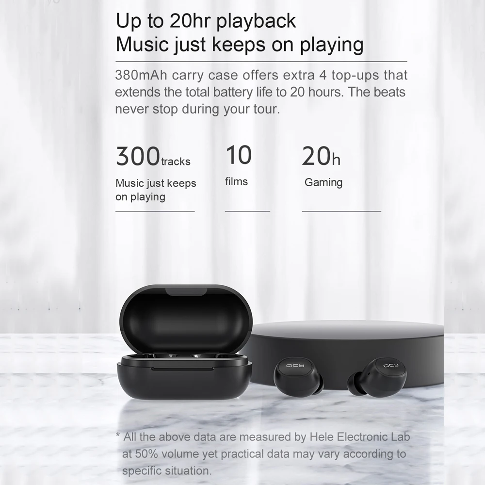 Беспроводные наушники Xiaomi YOUPIN QCY M10 TWS Bluetooth 5 0 беспроводные игровая гарнитура с