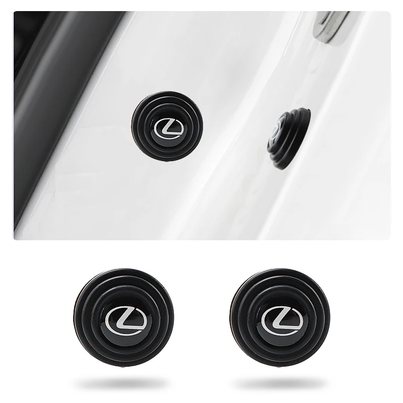 Car Door Shock Stickers Absorber Soundproof Buffer Pier Decoration For Lexus Fsport GX460 Ct200h GS GX ES IS LS LX NX RX UX | Автомобили и