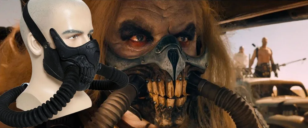 X-COSTUME immmoran Joe Косплей Маска Mad Max газовый шлем костюм реквизит Хэллоуин взрослых крутая Высококачественная Смола Маска