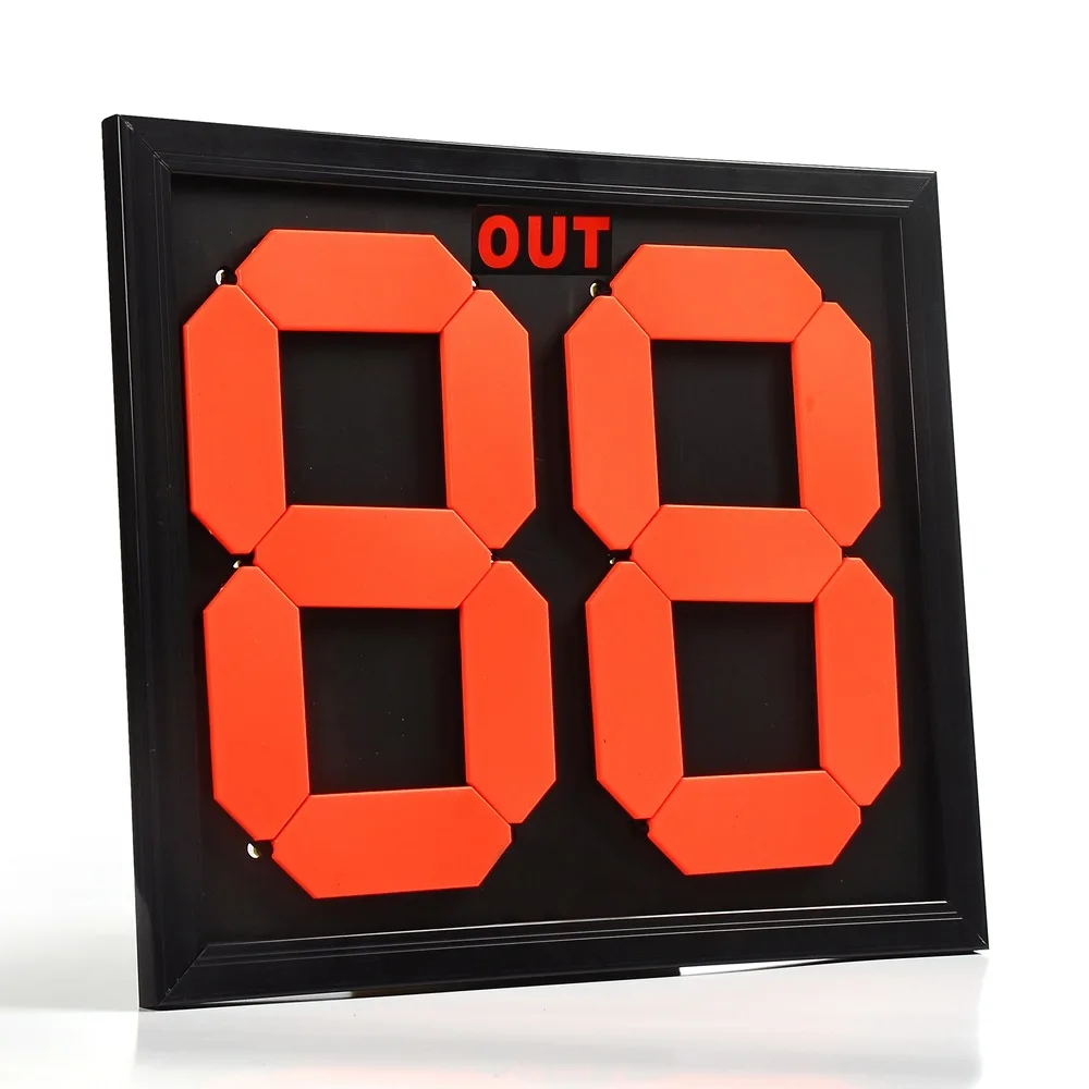 

Football Substitution Board Manual Substitutions Number Plate Double-Sided Display Double-Digit-Doubled Variable with Numbers Ga
