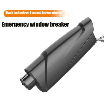 

Car Window Breaker Safe Hammer Auto Life-Saving Escape Tool with Keychain Car Styling