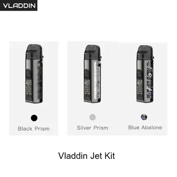 

Type-C Fast Charging Vape Mod Pod Kit Original Vladdin Jet Kit 1500mAh Built-in Battery 40W Output with 4.5ML Pod capacity