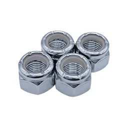 UNF 10# 1/4 5/16 3/8 7/16 1/2 304 A2-70 Stainless Steel UK US Fine Thread Hex Nylon Insert Lock Nut Self-locking Nylock Locknut