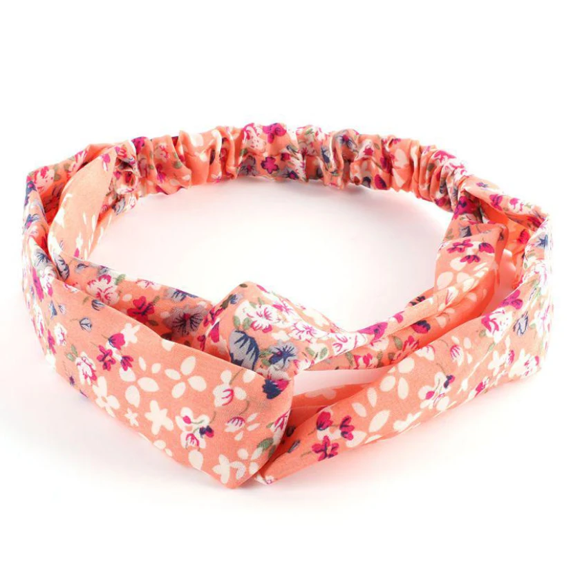 Floral Print Headband Women's Fashion 2020 Elastic Band Headwear Girls Hair Make Up Accessories Female Makeup Hair Scarf 2020 женщины спорт керчин шеи wrap галстук band хлопок бандана