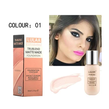 

Newly Matte Skin Foundation Full Coverage Long Lasting Light Face Makeup Cosmetic for Women CLA88
