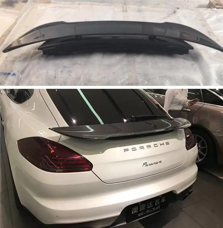 

CARBON FIBER REAR WING TRUNK LIP SPOILER FOR Porsche Panamera 970 970.1 2009 2010 2011 2012 2013/970.2 2014 2015 2016