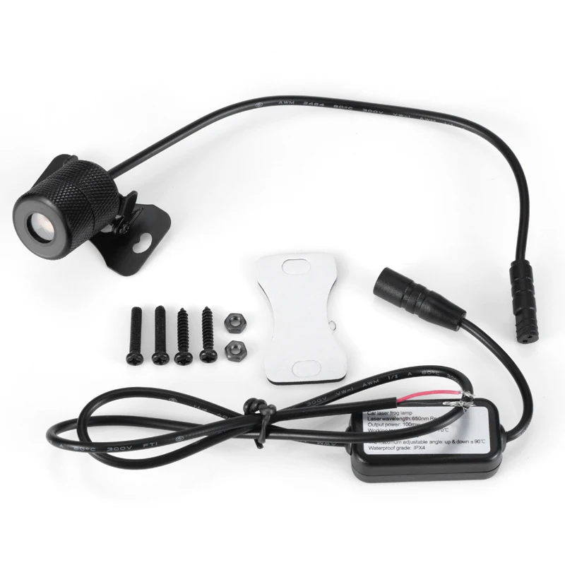Motorcycle Accessories LED Colored Lights Burst Flash Pattern Laser Spotlights Rear-End Collision Warning Fog Rear Tail Lights