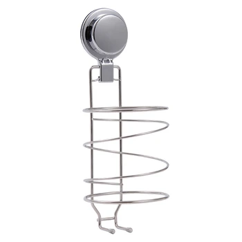 

Bathroom Hair Dryer Holder Wall Mount Rack Storage Organizer Shelf Stainless Steel Hairdryer Stand Rack Bathroom Accessories