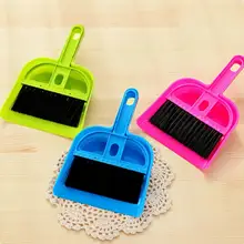 ขายร้อนแฟชั่นผลิตภัณฑ์ MINI ชุดนอนสก์ท็อปกวาดขนาดเล็ก Broom แปรงทำความสะอาดสัตว์เลี้ยงสัตว์เลี...(China)