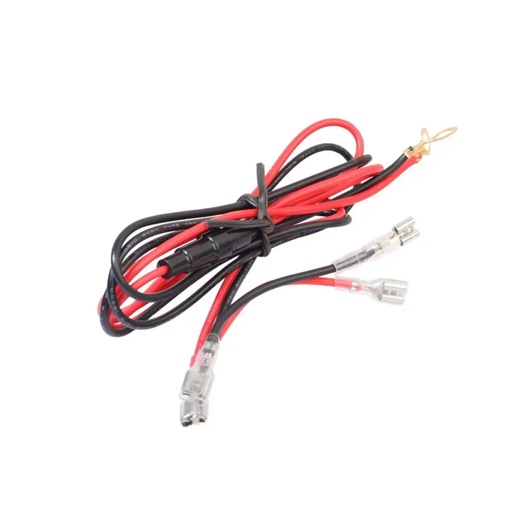 12V 24V пробки прикуривателя Мощность шнур Мотоцикл морской розетка для автомобильного прикуривателя с предохранителем и Отсоединяемый провод