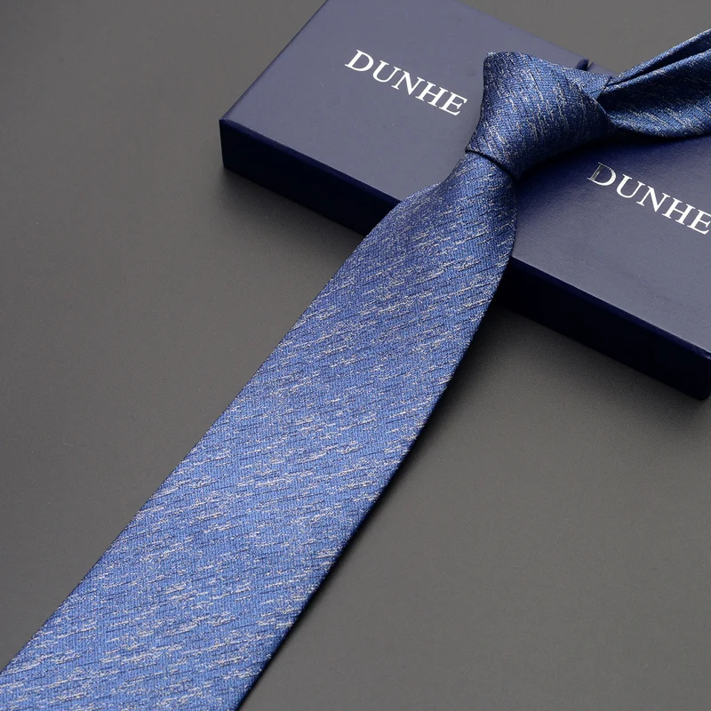 Высокое качество новые модные галстуки для мужчин бизнес 8 см шелковый галстук свадебные галстуки для мужчин дизайнерский бренд с подарочной коробкой цветочный узор - Цвет: ha866