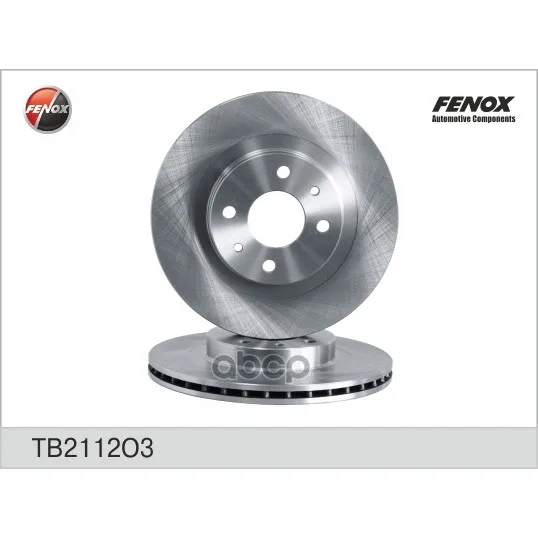 Диск Тормозной Вентил. Ваз 2112 Tb2112o3 FENOX арт. TB2112O3