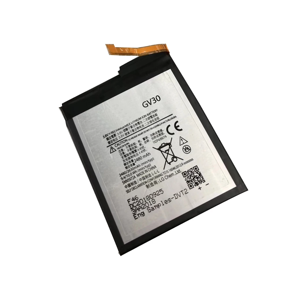 

2480mAh GV30 / GV 30 / SNN5972A Replacement Li-Polymer Battery For Motorola Moto Z XT1650-05 XT1650-01 XT1650-03