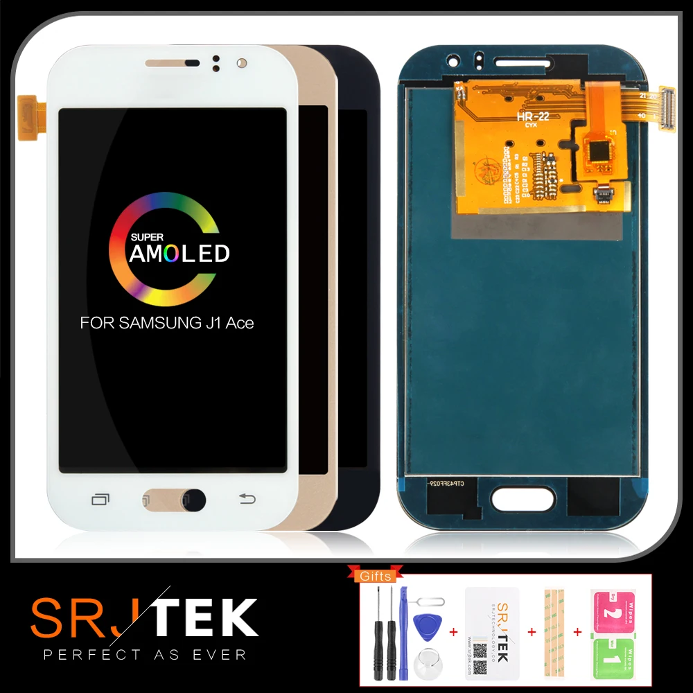 Сменный сенсорный ЖК экран 4 3 дюйма Super AMOLED/TFT для SAMSUNG Galaxy J1 Ace J110 J110H J110F J110M|Экраны